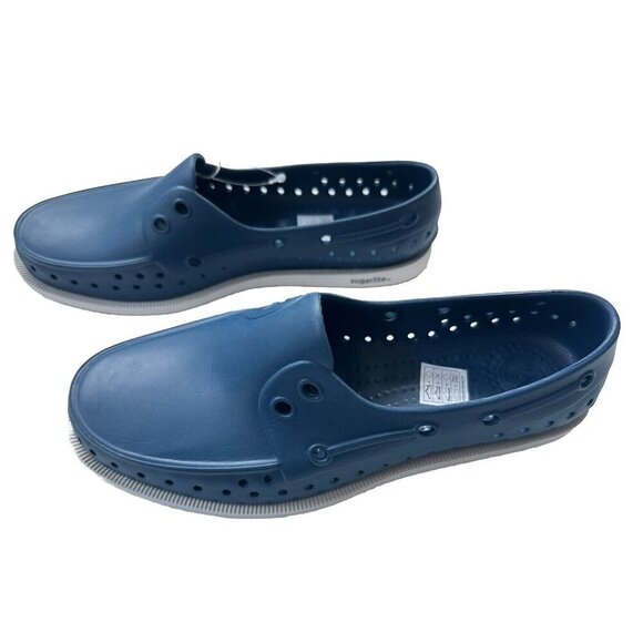 Native Howard Sugarlite Boat Shoes Men’s 5 Women’s 7 Frontier Blue NEW Loafers - Picture 3 of 9